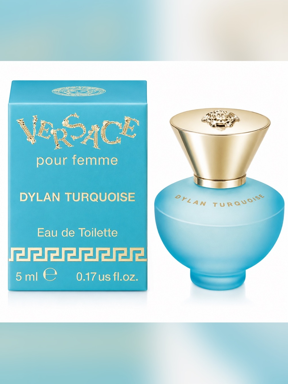 *NEW*5ml*Versace* Dylan Turquoise Pour Femme Turquoise